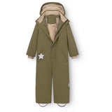 Mini A Ture Kalamata Green Matwanni Fleece Lined Snowsuit. Grs