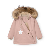 Mini A Ture Adobe Rose Matwang Fleece Lined Winter Jacket Fur. Grs