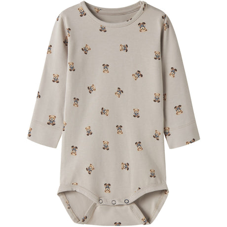 Name It Chateau Gray-Grey Nbmfeyan Ls Body