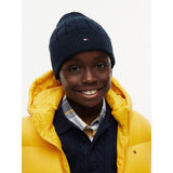 Tommy Hilfiger Dark Blue-Blue Essential Cable Beanie