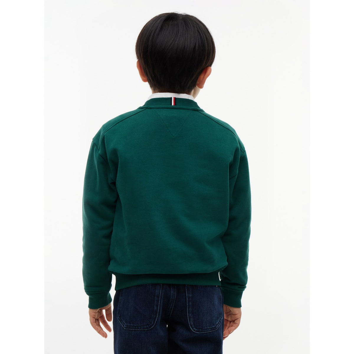 Tommy Hilfiger Rural Green-Green Brand Love Crew
