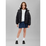 Calvin Klein Pvh Black-Black Minime Ck Short Hd Puffer Jacket
