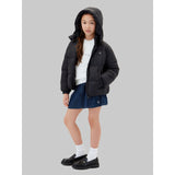 Calvin Klein Pvh Black-Black Minime Ck Short Hd Puffer Jacket