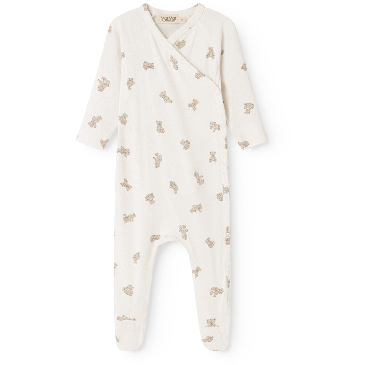 MarMar Modal Smooth Print Teddybears Rubello Onesie