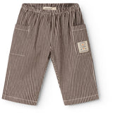 MarMar Soft Denim Dark Brownie Stripe Panto Pants