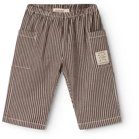 MarMar Soft Denim Dark Brownie Stripe Panto Pants