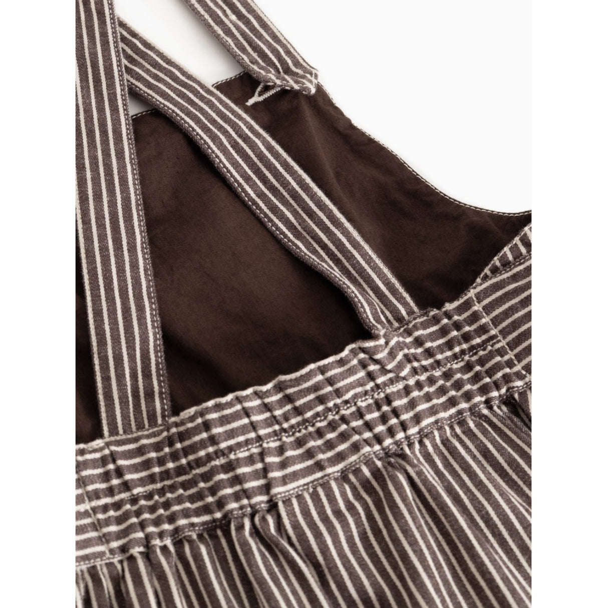 MarMar Soft Denim Dark Brownie Stripe Sanne Dress