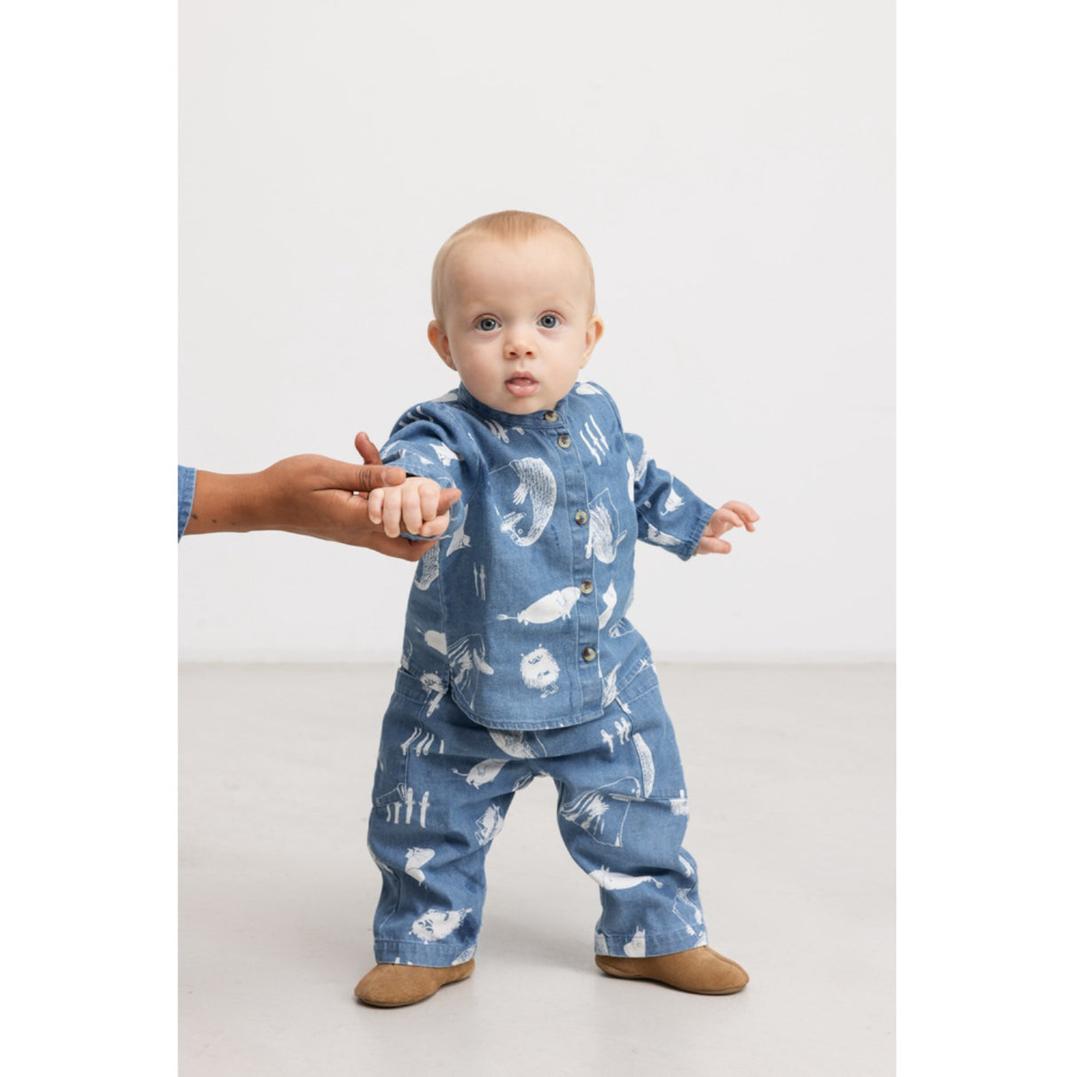 MarMar Denim Print Moomins Panto Pants