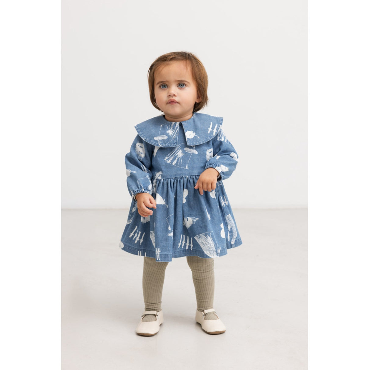 MarMar Denim Print Moomins Dalva B Dress