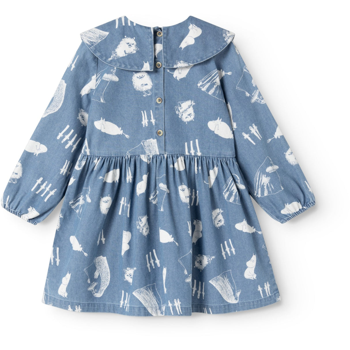 MarMar Denim Print Moomins Dalva Dress
