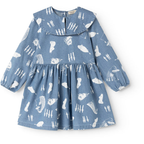 MarMar Denim Print Moomins Dalva Dress