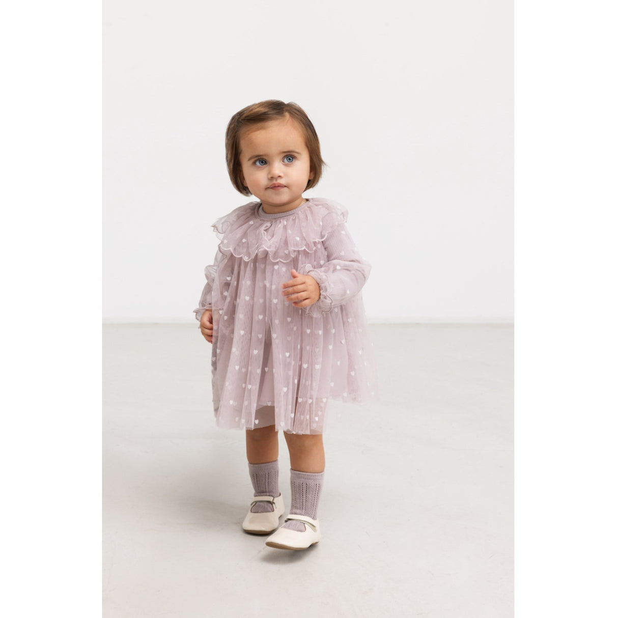 MarMar Ballerina Cloud Gray Hearts Dera B Dress