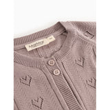 MarMar Modal Mix Pointelle Dusty Purple Totti Knitted Cardigan