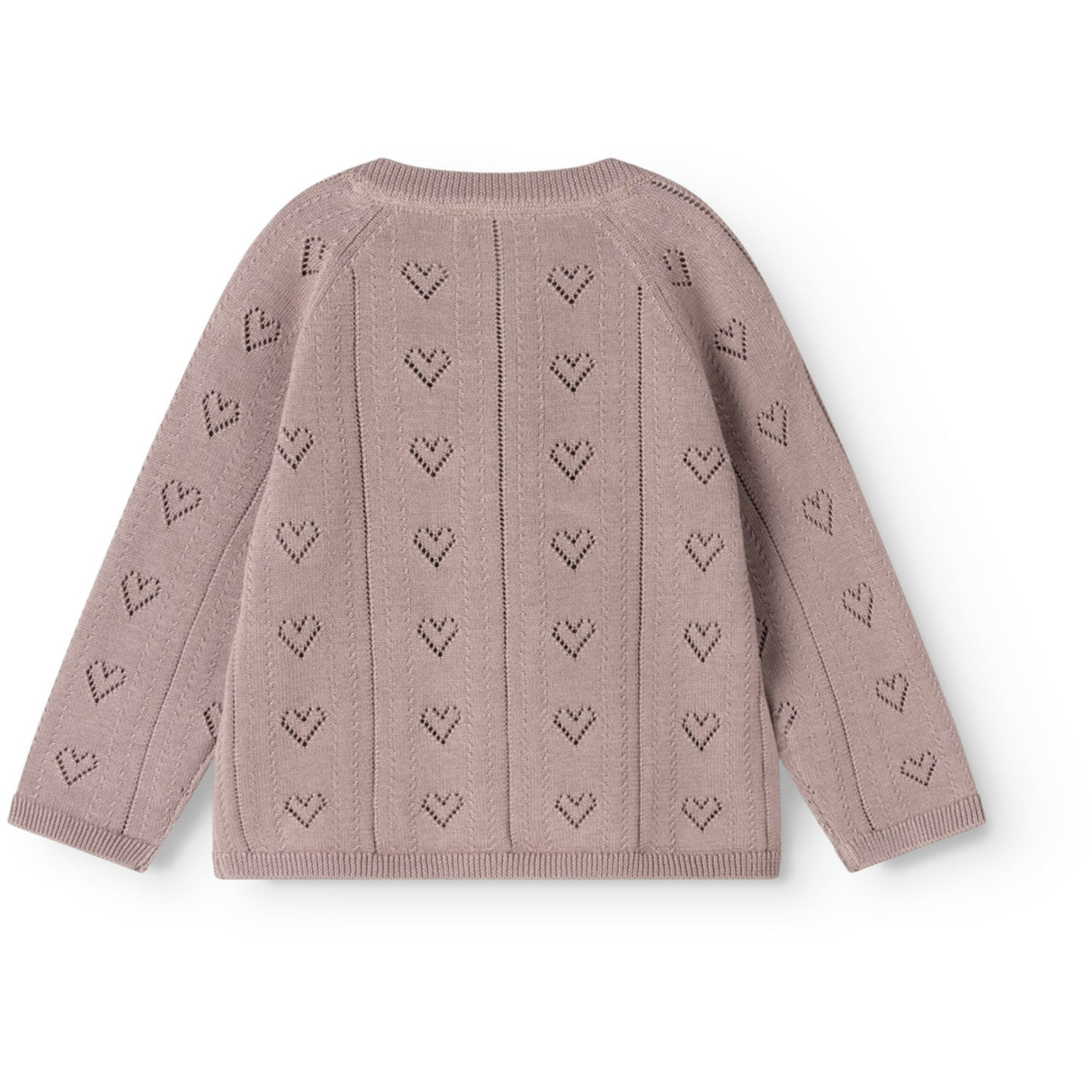 MarMar Modal Mix Pointelle Dusty Purple Totti Knitted Cardigan