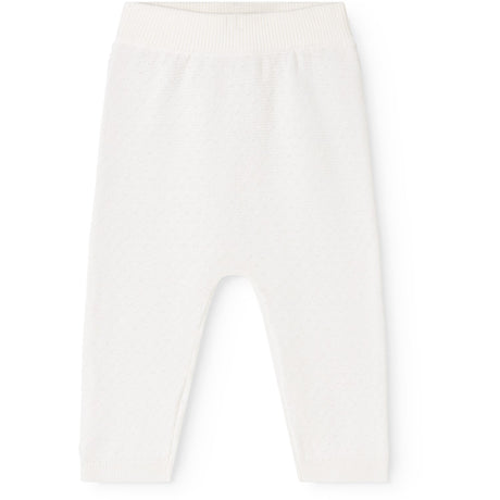 MarMar Modal Mix Links-Links Gentle White Pira Knitted Pants