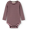 MarMar Modal Stripe Heather Stripe Plain Body LS