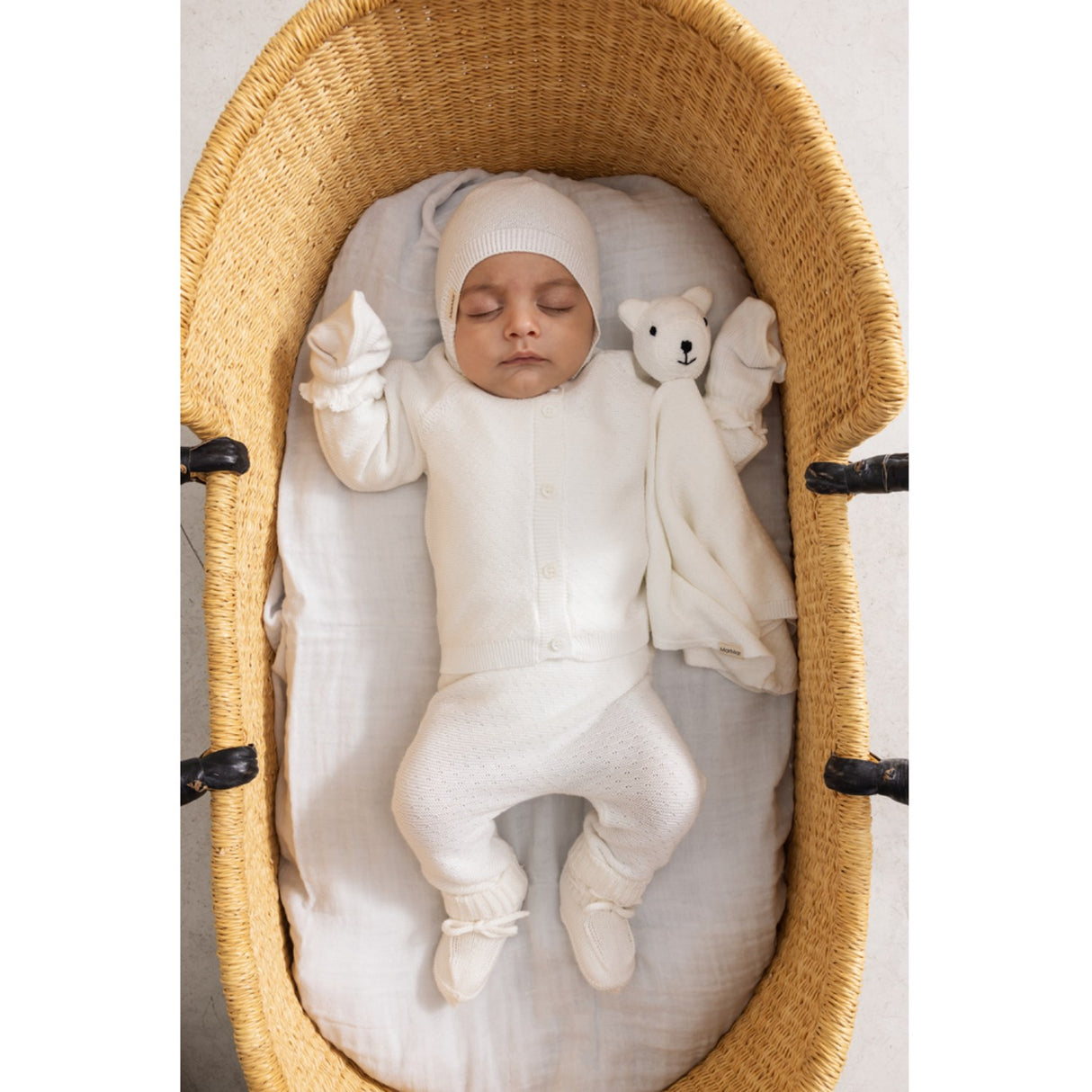 MarMar Modal Mix Links-Links Gentle White Aly Knitted Hat