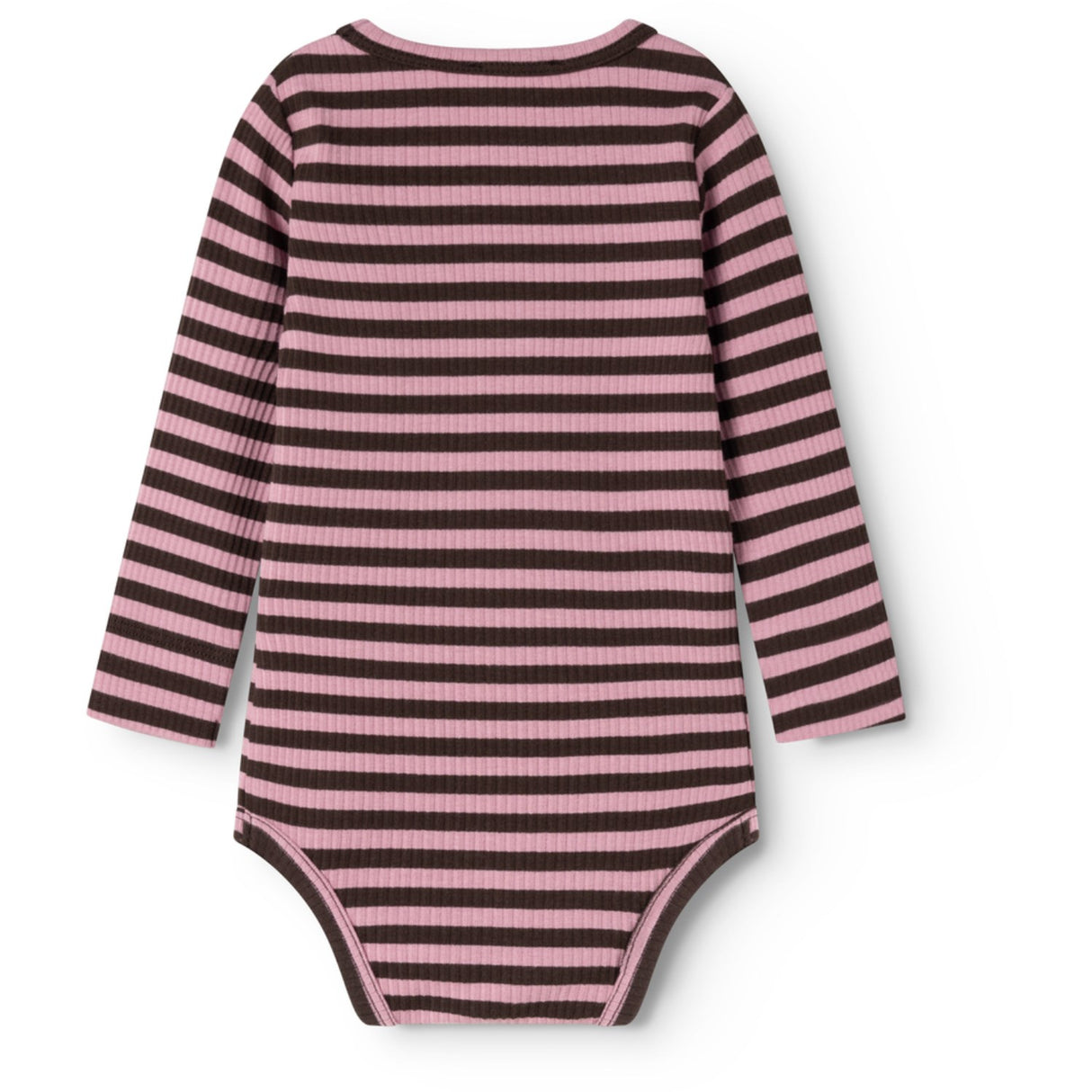 MarMar Modal Stripe Heather Stripe Plain Body LS
