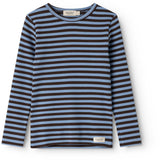 MarMar Modal Stripe Blue Heaven Stripe Plain Blouse