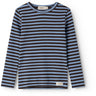 MarMar Modal Stripe Blue Heaven Stripe Plain Blouse