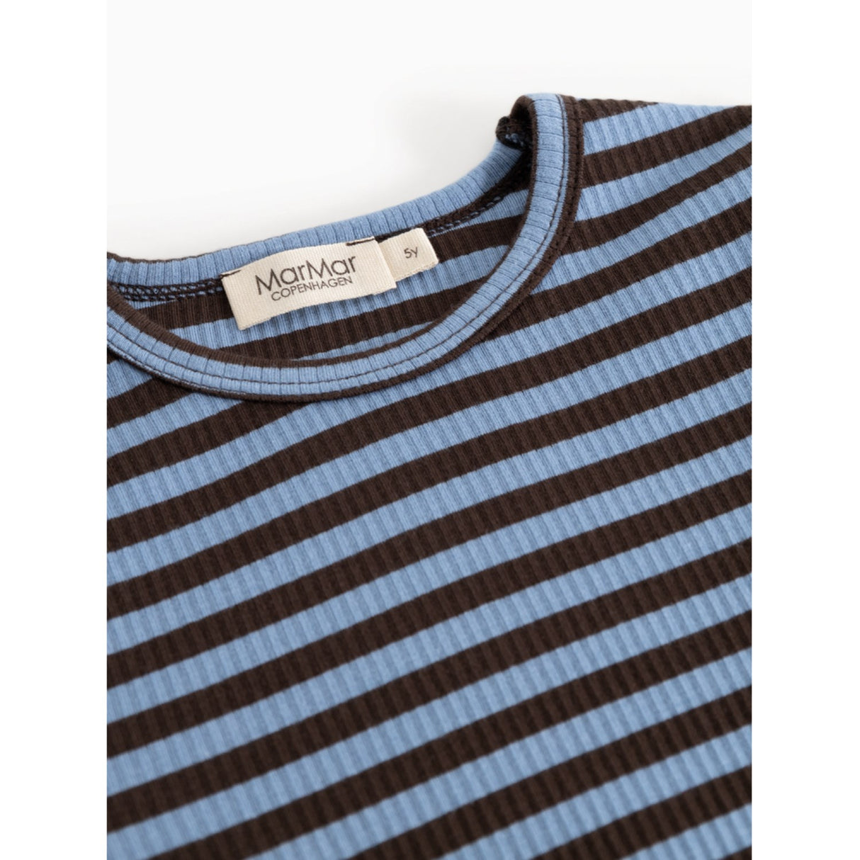 MarMar Modal Stripe Blue Heaven Stripe Plain Blouse