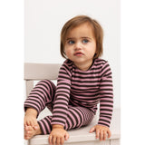 MarMar Modal Stripe Heather Stripe Leg Leggings