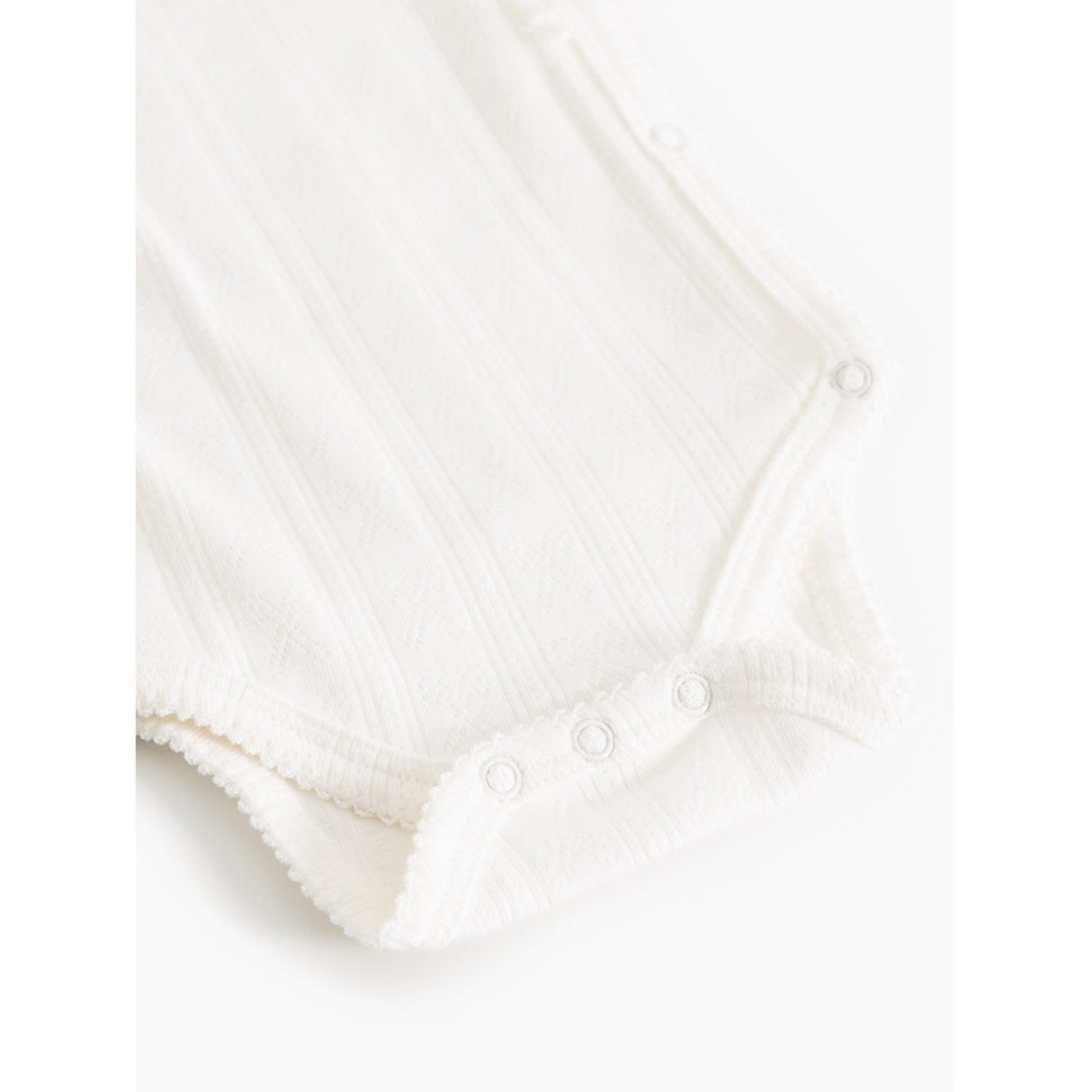 MarMar New Born Modal Pointelle Gentle White Belita Bodystocking