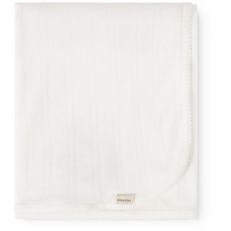 MarMar Modal Pointelle Gentle White Alida Blanket
