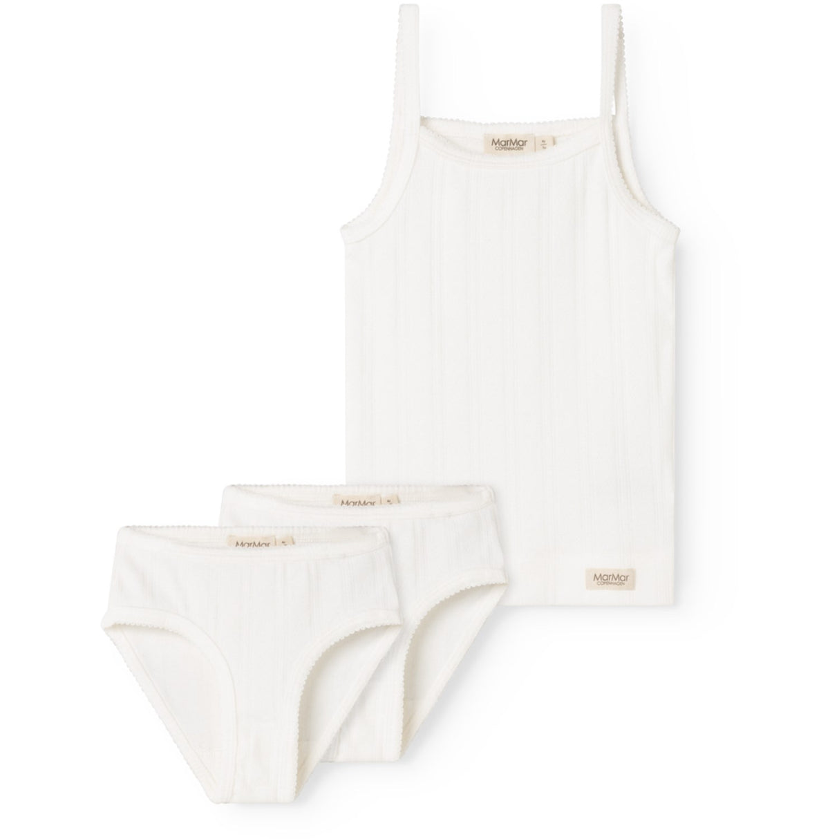 MarMar Modal Pointelle Gentle White Underwear Set