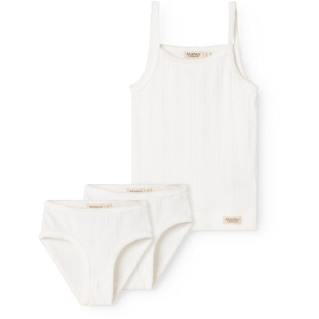 MarMar Modal Pointelle Gentle White Underwear Set