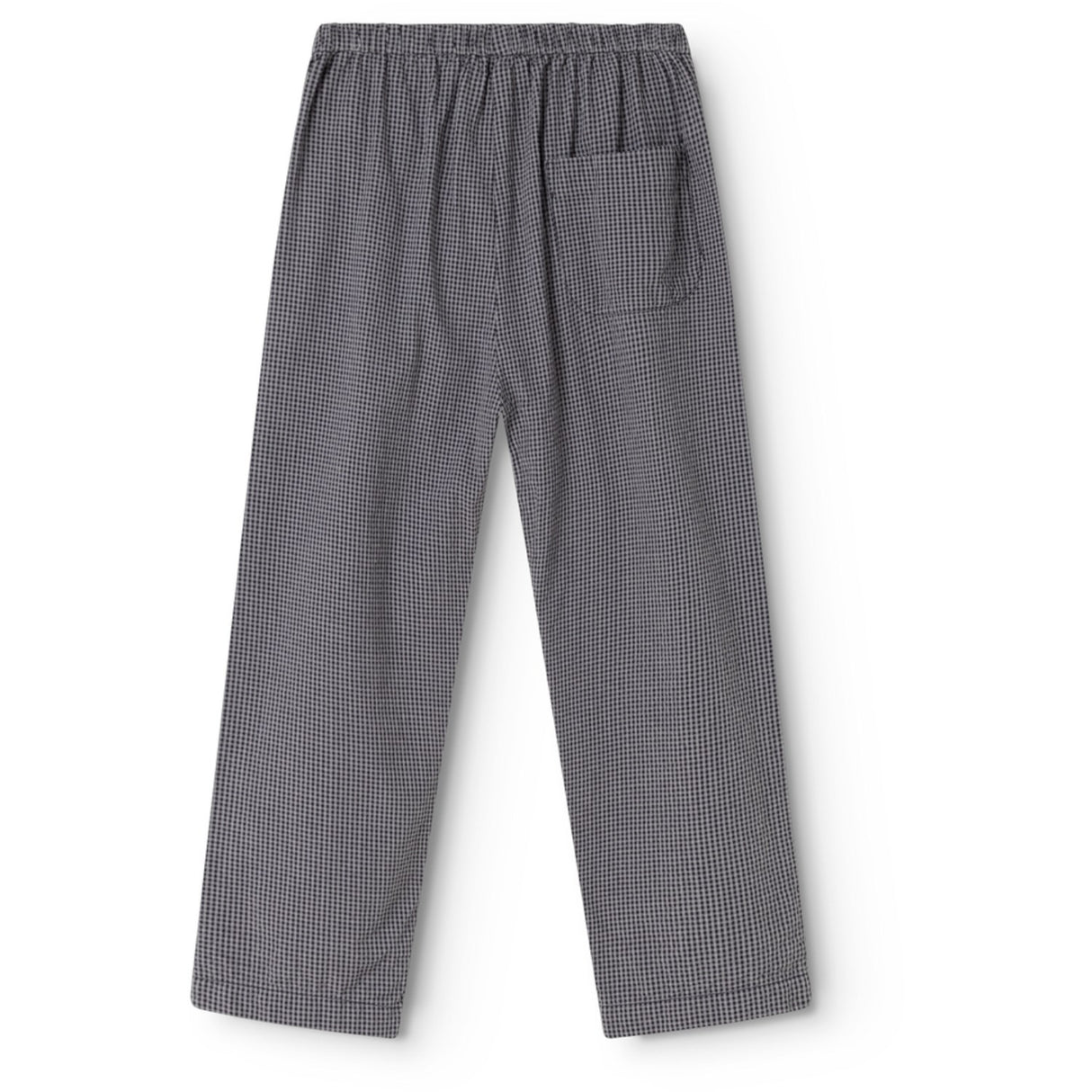 MarMar Cotton Seersucker Pigeon Blue Check Panto Pants