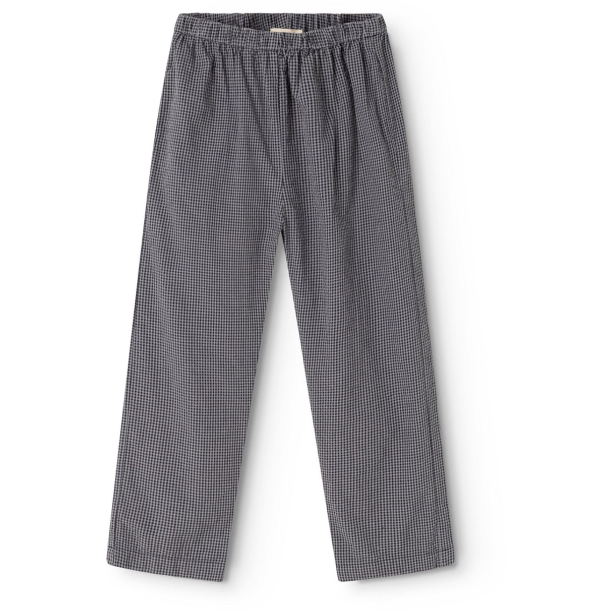 MarMar Cotton Seersucker Pigeon Blue Check Panto Pants