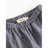 MarMar Cotton Seersucker Pigeon Blue Check Panto Pants