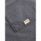 MarMar Cotton Seersucker Pigeon Blue Check Airo Scarf