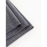 MarMar Cotton Seersucker Pigeon Blue Check Airo Scarf