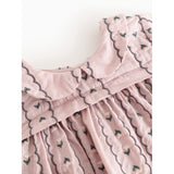 MarMar Light Embroidery Dusty Purple Bloom Tora Blouse