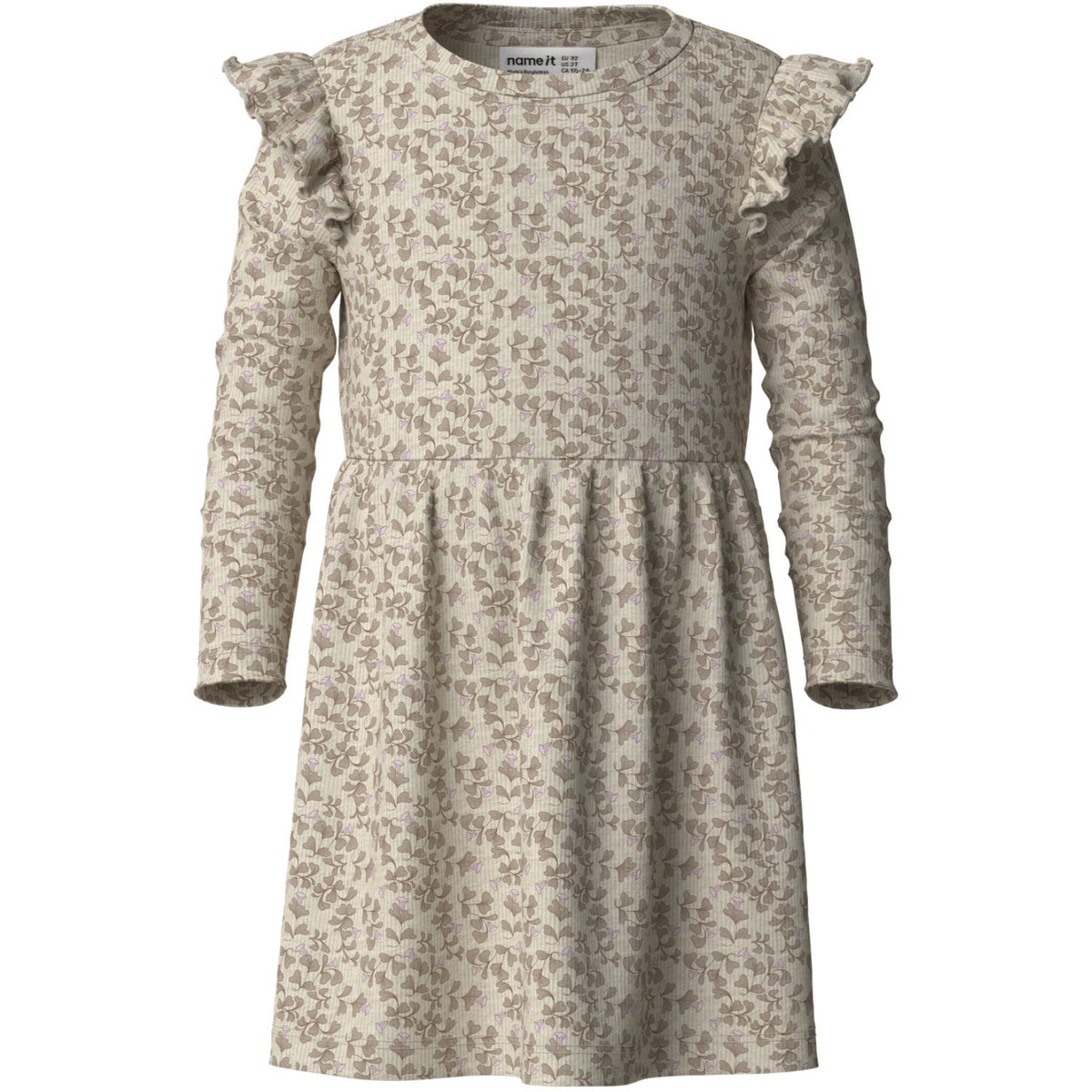 Name It Peyote Melange Nmfolena Ls Dress