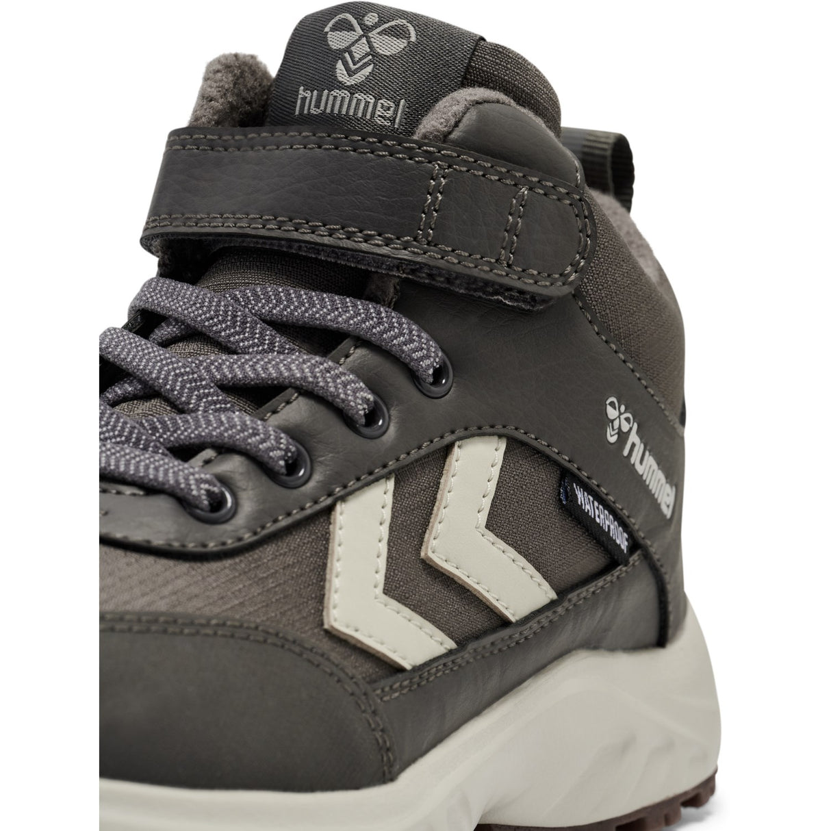 Hummel Dark Gull Gray Root Tex Jr Boots