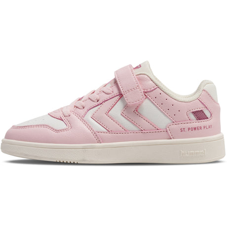 Hummel White/Pale Lilac St Power Play Jr Sneakers