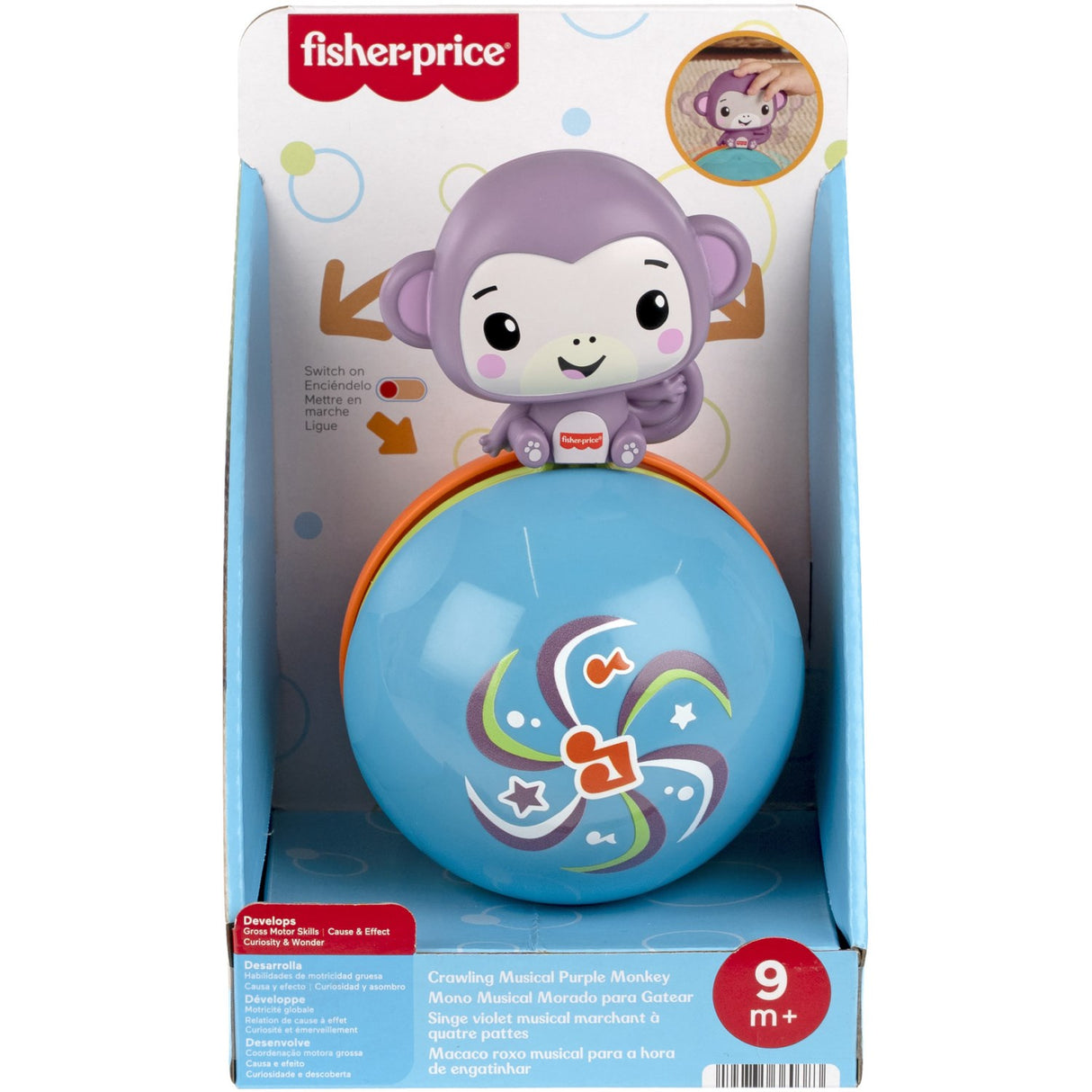 Fisher-Price® Crawl & Go Purple Monkey