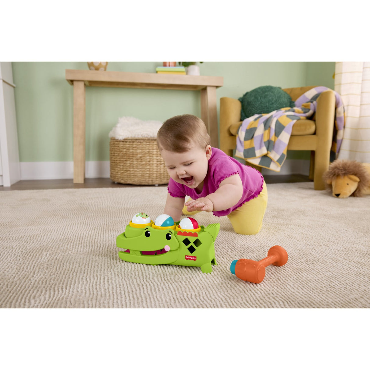 Fisher-Price® Tap & Roll Alligator