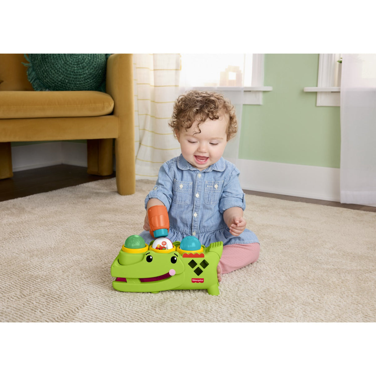 Fisher-Price® Tap & Roll Alligator