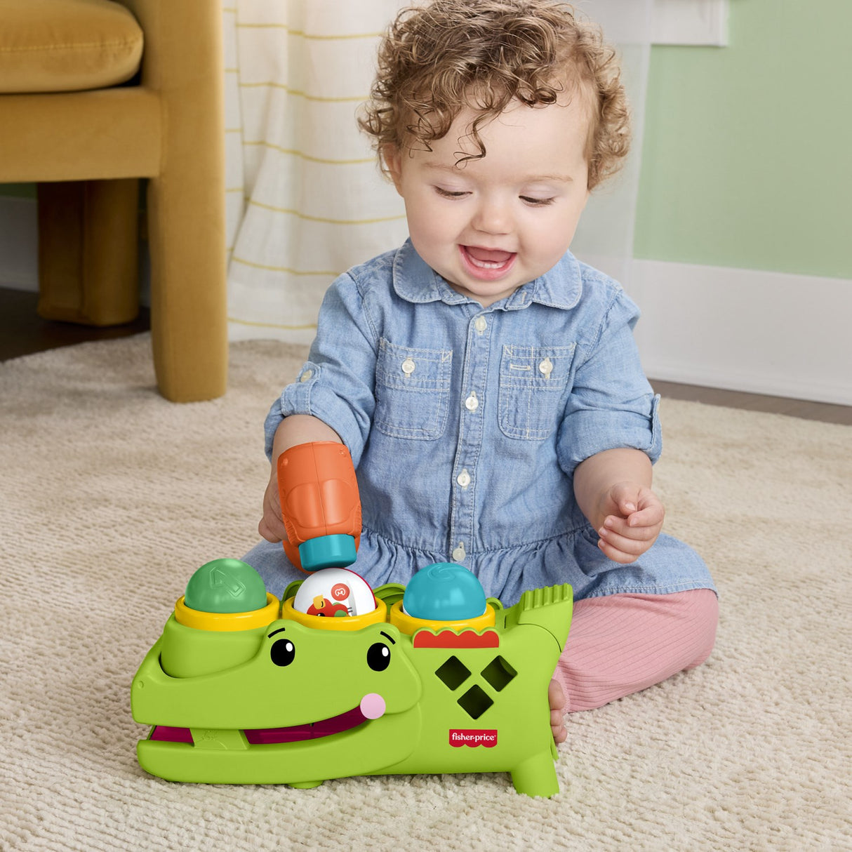 Fisher-Price® Tap & Roll Alligator