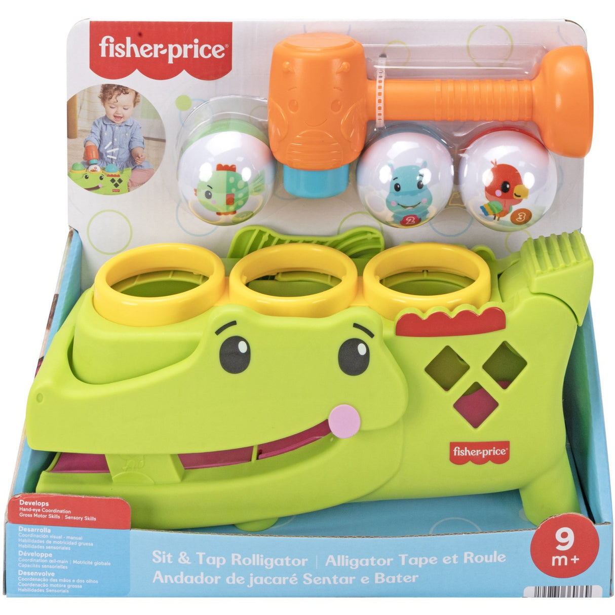 Fisher-Price® Tap & Roll Alligator