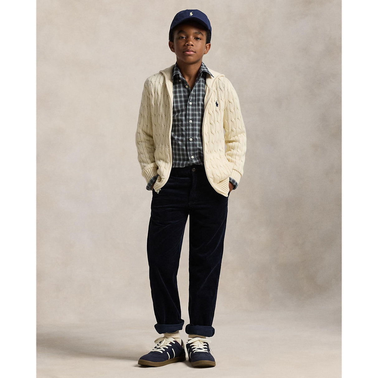 Polo Ralph Lauren Hunter Navy Flat Front Pants