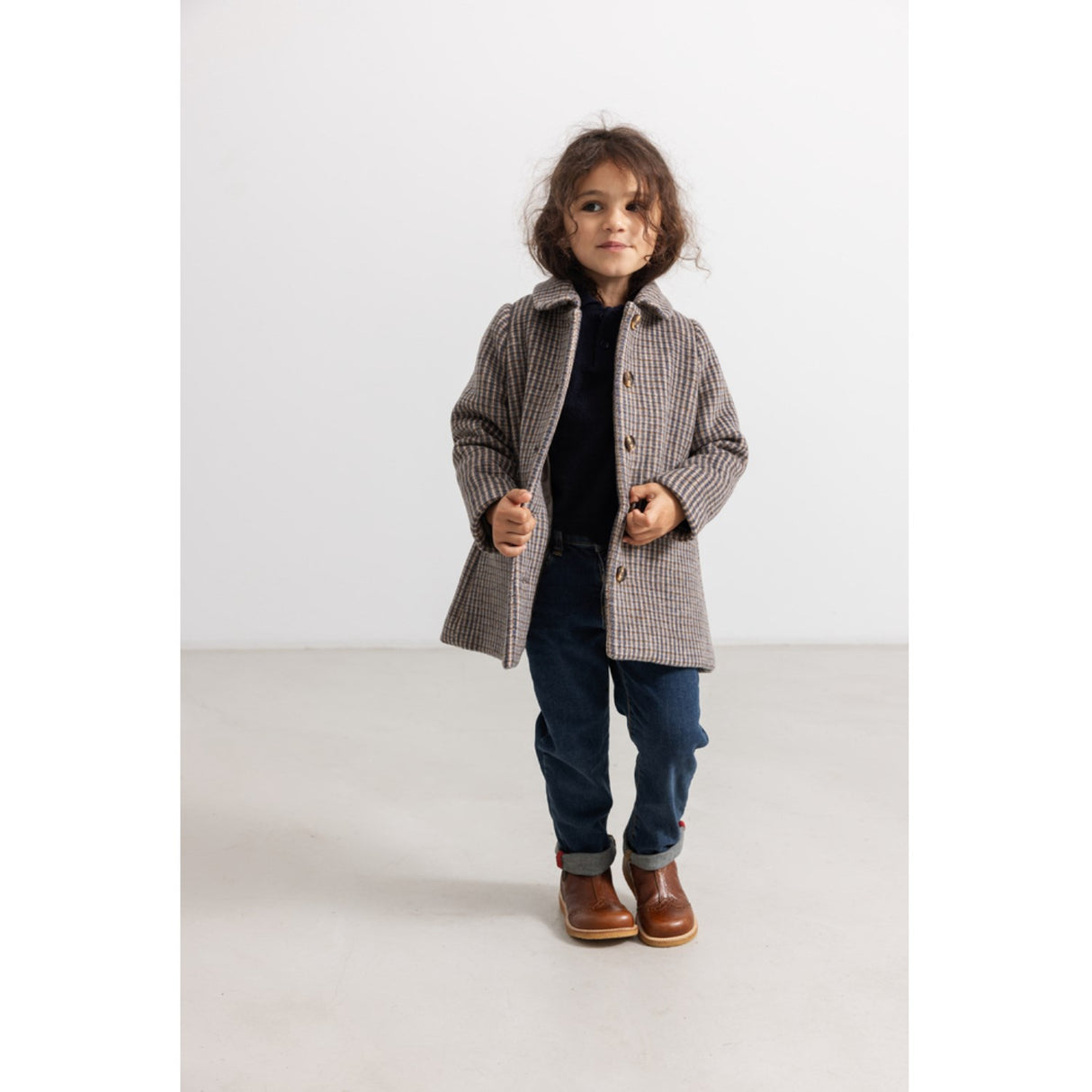 MarMar Wool Check Heritage Check Olive Jacket