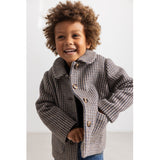 MarMar Wool Check Heritage Check Oval Jacket