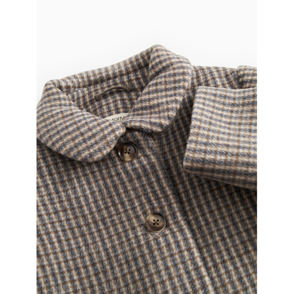 MarMar Wool Check Heritage Check Oval Jacket