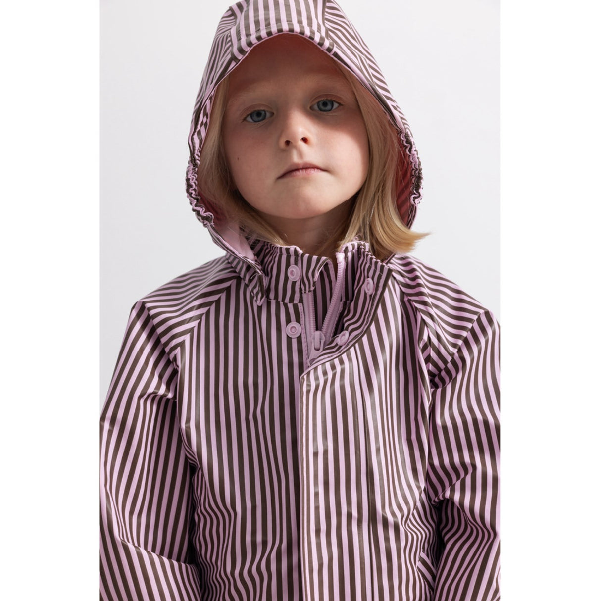 MarMar Rainwear Pink Brown Stripes Oddy Set