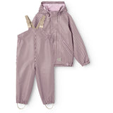 MarMar Rainwear Pink Brown Stripes Oddy Set